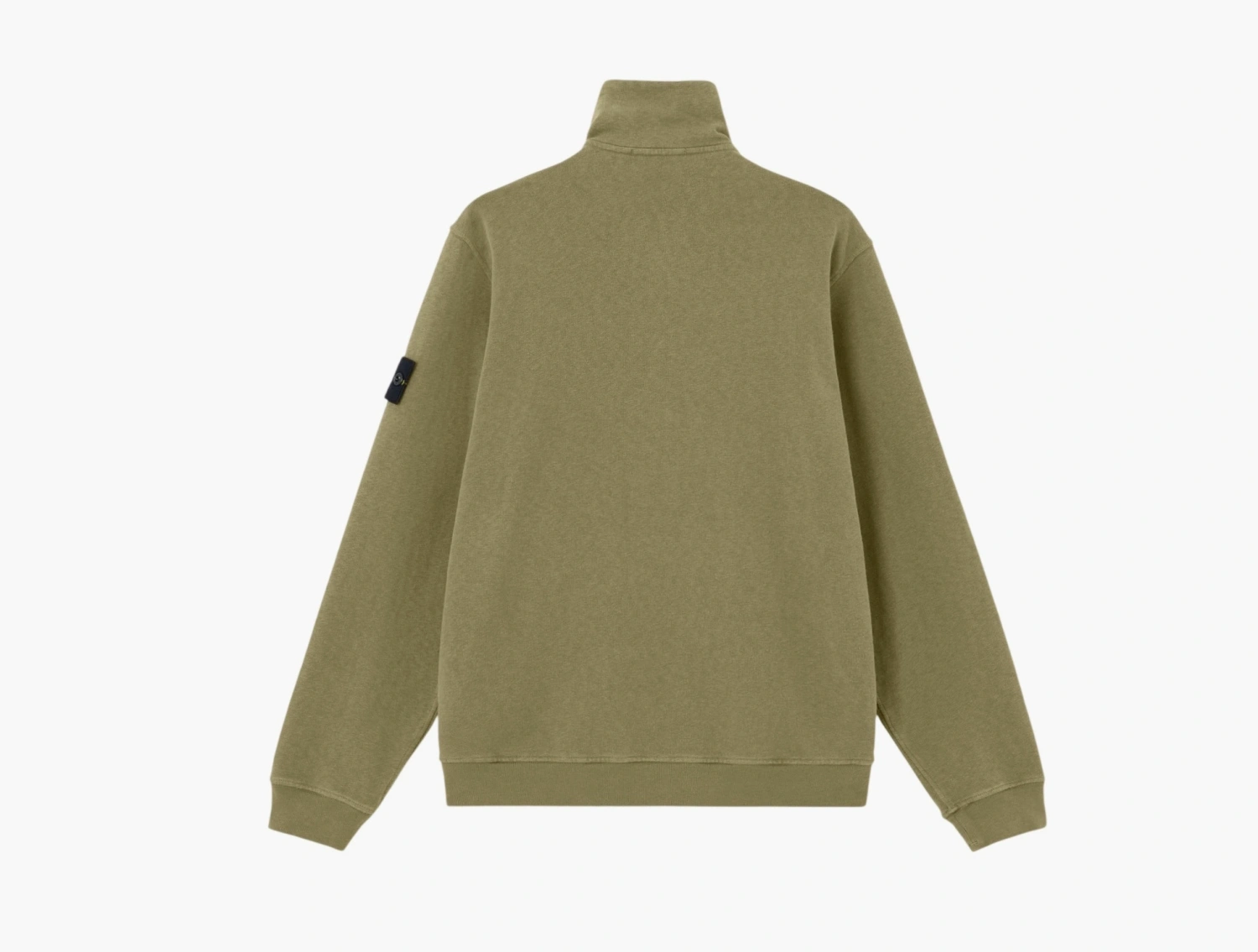 Stone Island Malfile Fleece Old Effect Track Jacket Military Green 