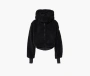 Alo Yoga Foxy Sherpa Hooded Jacket Black 