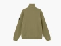 Stone Island Malfile Fleece Old Effect Track Jacket Military Green 