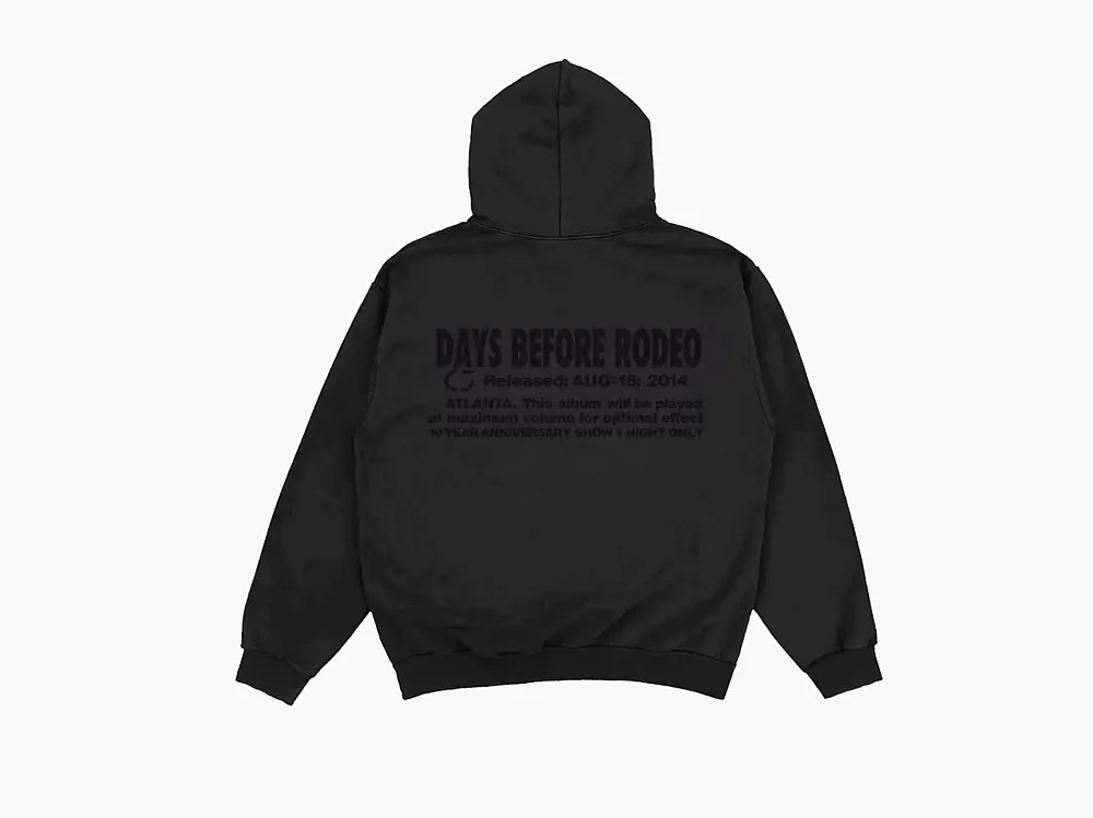 Cactus Jack by Travis Scott Rodeo Hoodie Black