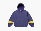 Supreme Paneled Hooded Sweatshirt Washed Navy
