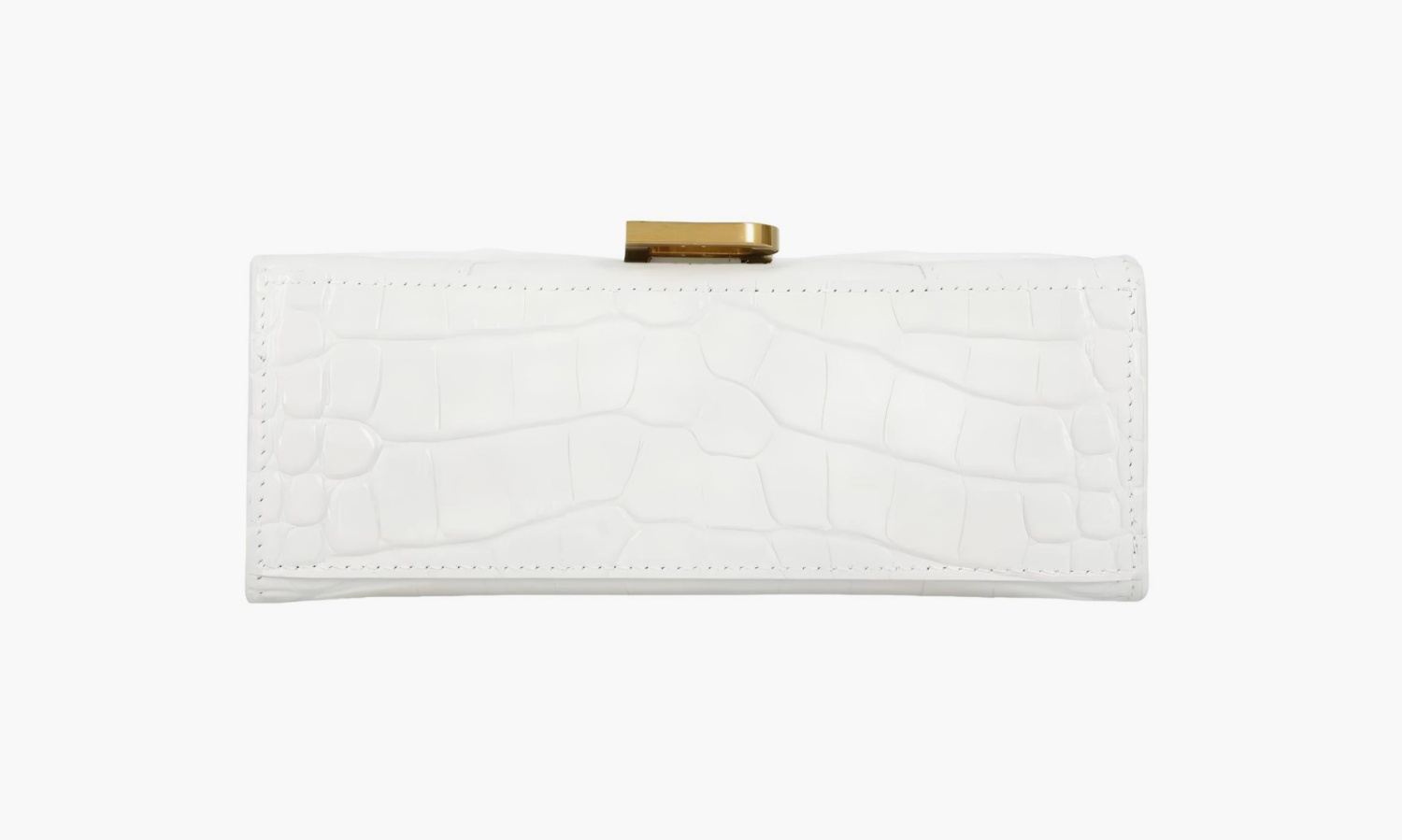 Balenciaga Hourglass Handdbag Embossed "White" 