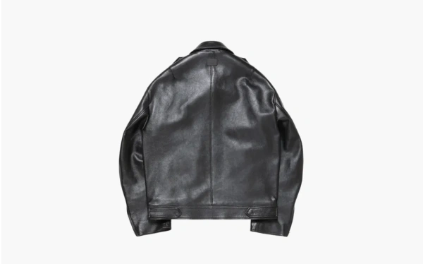 Acne Studios Leather Biker Jacket Black  Acne Studios Leather Biker Jacket Black