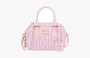 Miu Miu Matelassé Nappa Leather Top-handle Bag "Pink" 