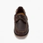 Timberland 3-Eye Lug Handsewn Boat Shoe "Dark Brown" 