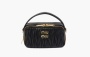 фото Miu Miu Matelassé Bandoliera Handbag "Black" (Miu Miu)-5BH229 N88 F0002