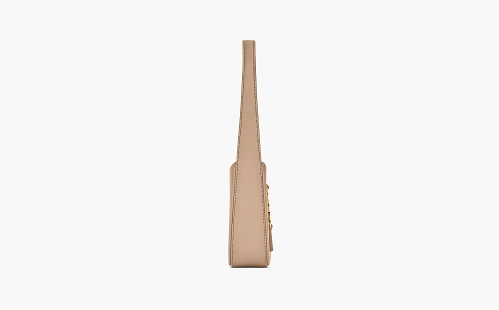 Saint Laurent Mini Bag Le 5 À 7 In Smooth Leather Dark Beige