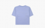 Sporty & Rich Italic Logo Cropped T-Shirt "Purple" 