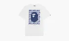 Bape Logo Monogram Tee White/Navy