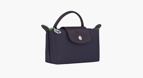 Longchamp Le Pliage Green Pouch Bilberry - Canvas 