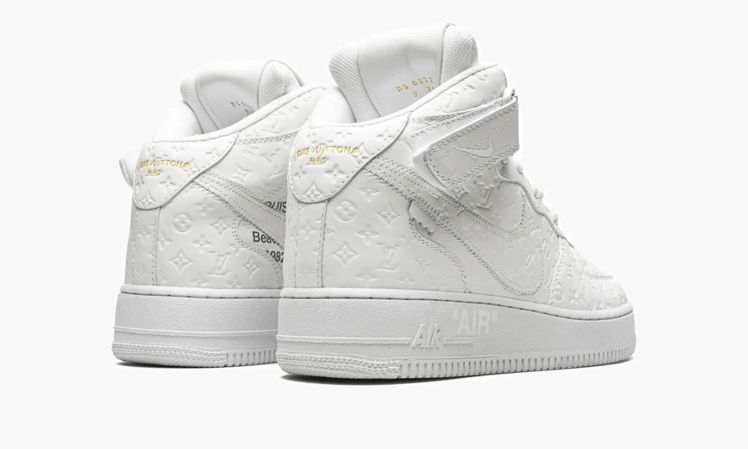 Louis Vuitton Air Force 1 Mid Virgil Abloh - White/White 