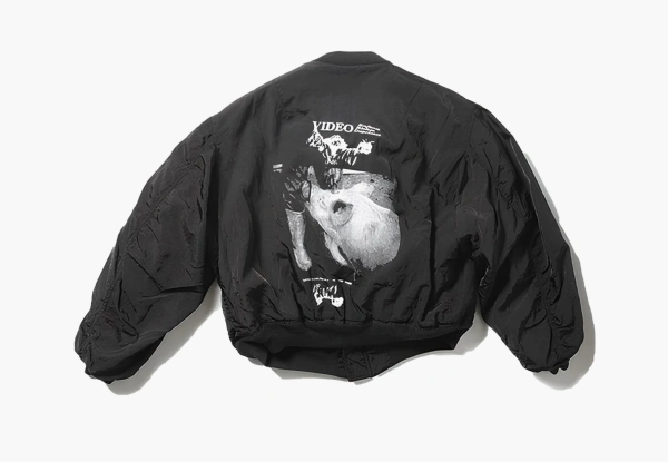 Enfants Riches Déprimés Enfants Video Bomber Jacket Black  Enfants Riches Déprimés Enfants Video Bomber Jacket Black