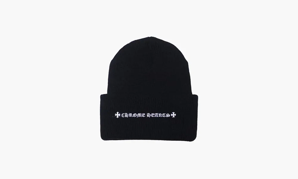 Chrome Hearts Plus Cross Beanie Black
