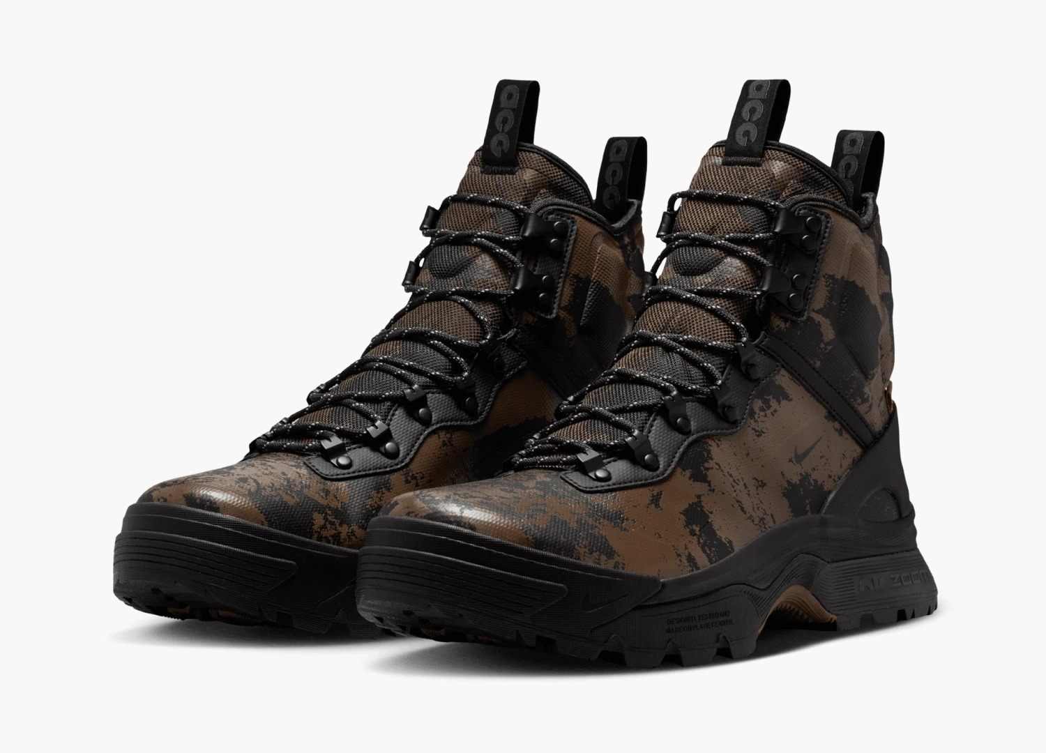 Nike ACG Zoom Gaiadome Gore-Tex Digi Camo Mosswood Brown Black 
