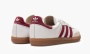 фото Adidas Samba "Sporty & Rich White Collegiate Burgundy" (Adidas Samba)-IF5660