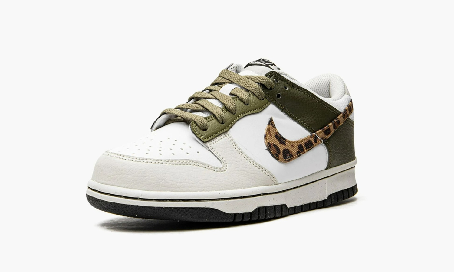 фото Dunk Low GS "Animal Instinct / Olive Leopard" (Nike Dunk Low)-DX9282 100