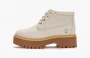 Timberland Stone Street Mid Lace Up Waterproof Boots "White Nubuck" WMNS 