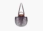 Longchamp Le Pliage Filet Top Handle Bag  Eggplant