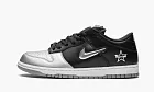Nike SB Dunk Low OG Qs Supreme - Jewel Swoosh Silver / Black