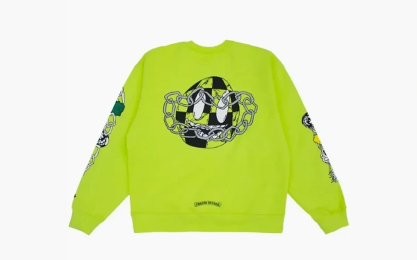 Chrome Hearts Matty Boy Chainlink Sweater Green 