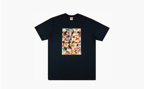 Supreme FW20 Pills Tee Heather Navy 