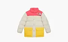 Gucci x The North Face Down Jacket Ivory/Dark Pink/Yellow