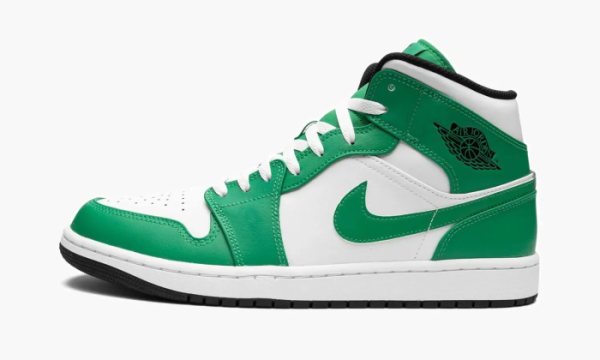 Air Jordan 1 Mid Lucky Green 