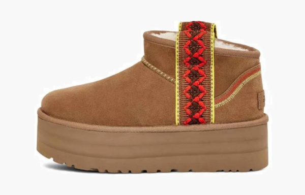 Wmns Classic Ultra Mini Platform 'Braid - Chestnut' 