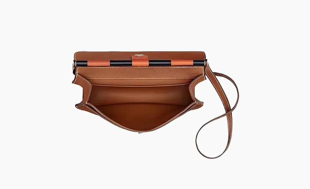 Hermes Saut Crossbody Bags Brown