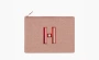 Hermes Cotton Storage Bags Clutches Large Size Red 