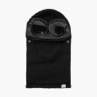 C.P. Company Extrafine Merino Wool Goggle Balaclava Black