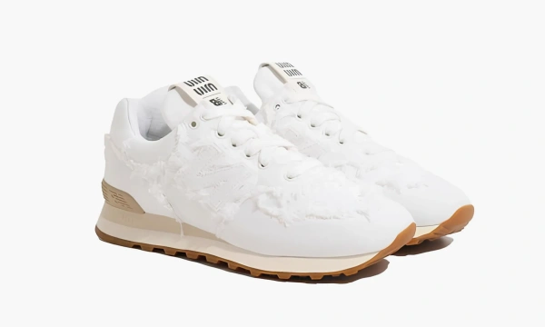 New Balance 574 X Miu Miu Denim Sneakers White 