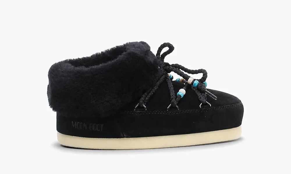 Moon Boot Suede Ankle Boots WMNS Black