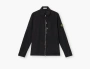 Stone Island Nylon Metal In Econyl Overshirt with Pocket and Two-Way Zip Black 