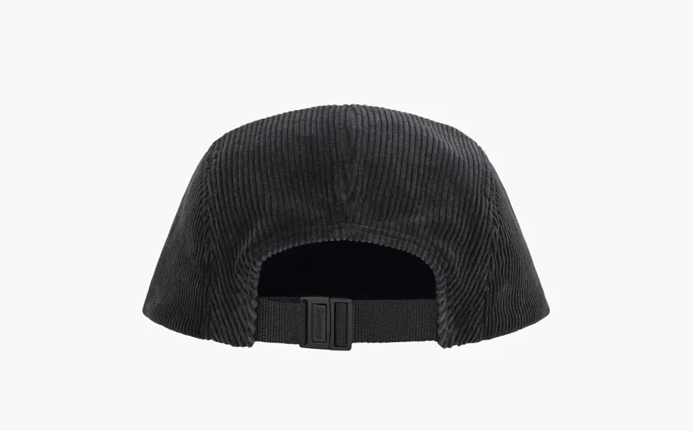 Supreme Corduroy Camp Cap Black