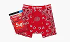 Nike Supreme Hanes Bandana Boxer Briefs 2 Pack Red