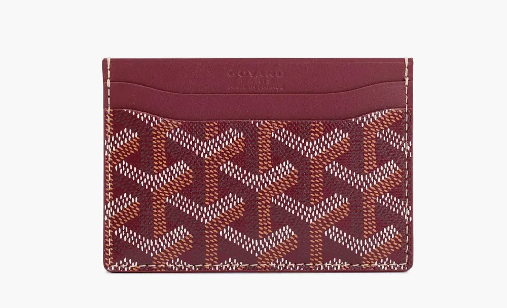  Goyard Saint-Sulpice Card Wallet Sky Red