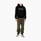 Carhartt WIP Script Hoodie Black