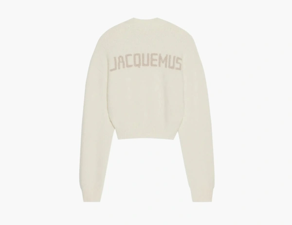 Jacquemus La Maille Sweater Light Beige  Jacquemus La Maille Sweater Light Beige