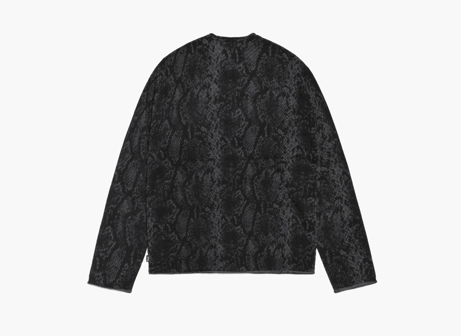 Stussy Python Fine Wool Sweater Charcoal 