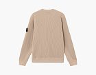 Stone Island Organic Cotton Waffle Fleece Crewneck Sweatshirt Desert