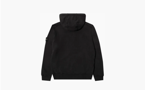 Stone Island Patch Hoodie Black  Stone Island Patch Hoodie Black