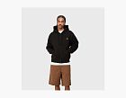 Carhartt WIP Hooded American Script Zip Jacket Black