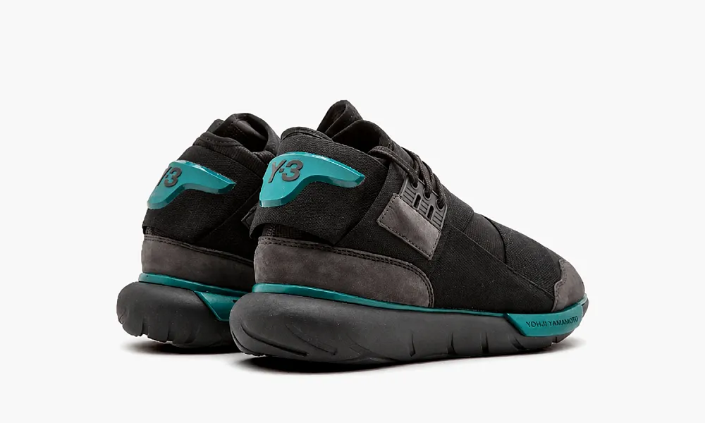 Y-3 Qasa High Charcoal Black