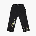 Carhartt Double Knee Floral Carpenter Pants Black