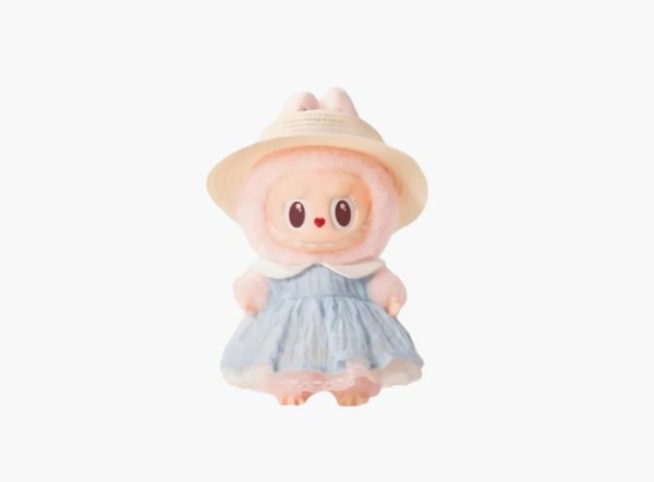 Pop Mart Labubu The Blue Diamon Summer Party Vinyl Plush Doll Pendant (17 СМ)  Pop Mart Labubu The Blue Diamon Summer Party Vinyl Plush Doll Pendant (17 СМ)