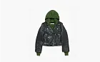 Acne Studios Layered Leather Jacket Black