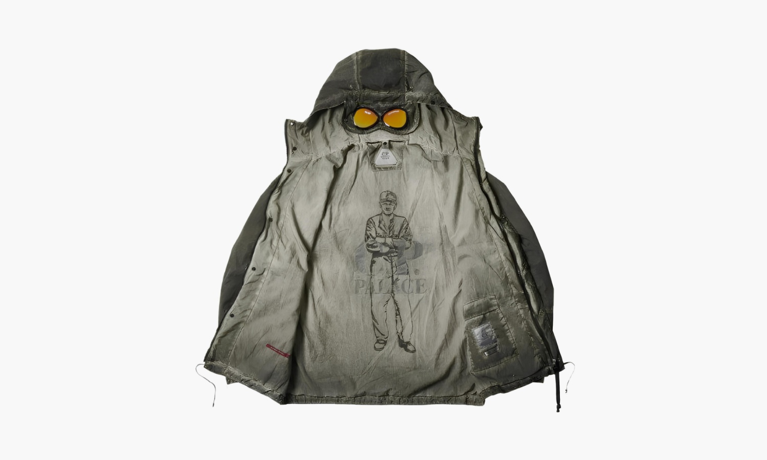 фото PALACE X C.P. Company Shell Goggle Jacket "black" (Куртки)-P23CPJK003