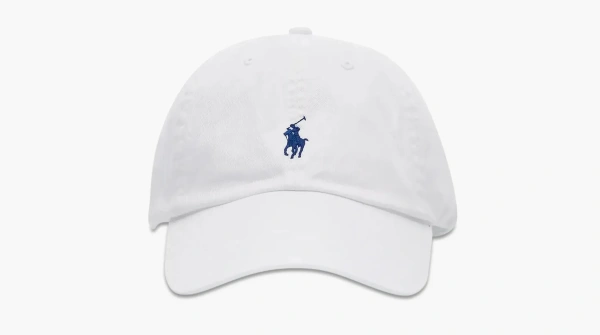 Polo Ralph Lauren Chino Sport Cap White/Marlin Blue  Polo Ralph Lauren Chino Sport Cap White/Marlin Blue