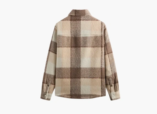 Kith Brushed Plaid Sheridan Shirt Jacket Canvas 